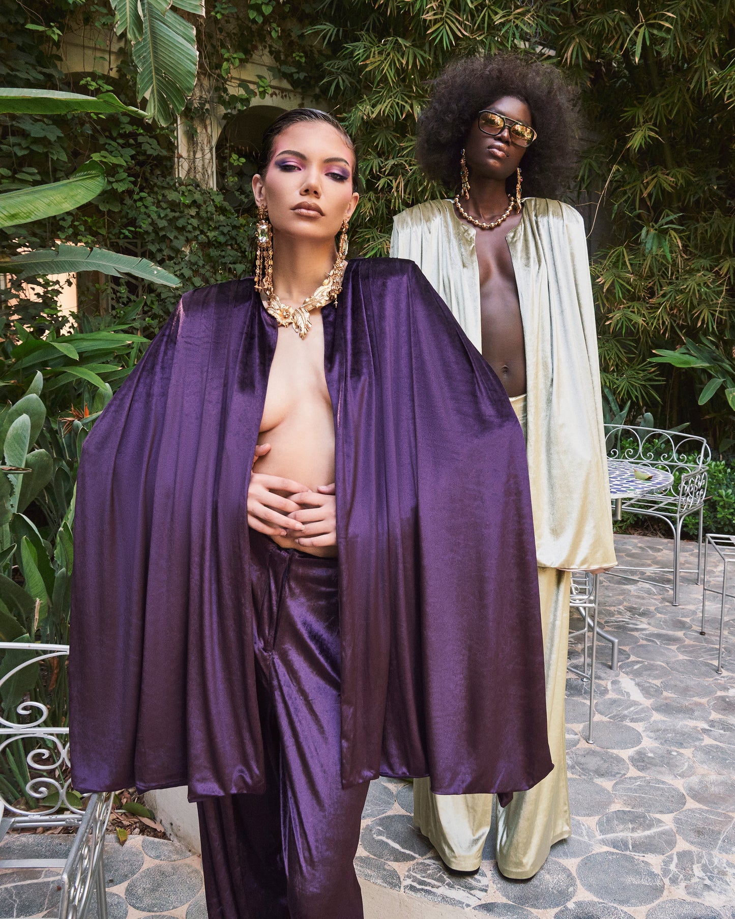 Ensemble GIA aubergine